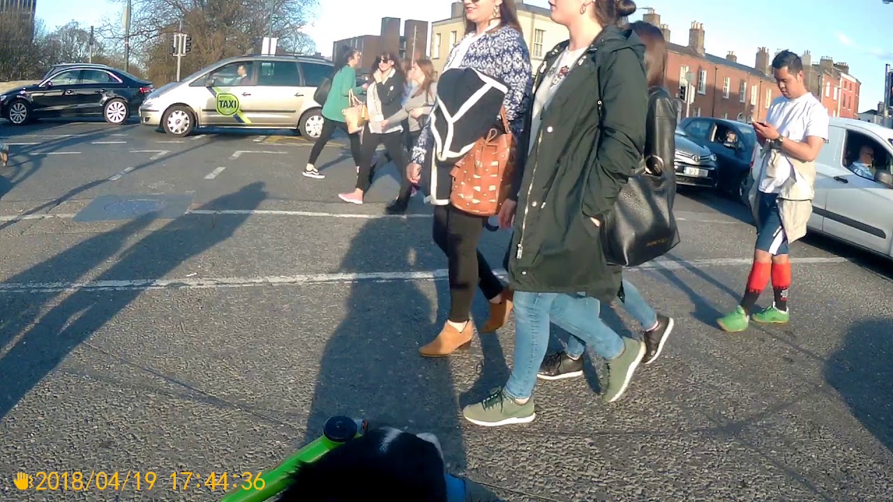 Cars blocking ped crossing