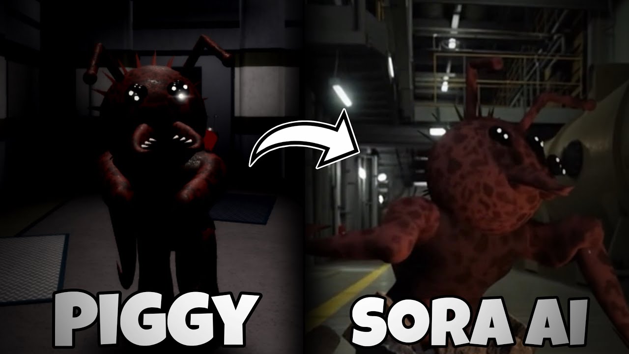 Roblox Piggy, но его испортил ИИ Соры