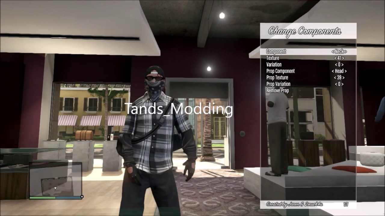 GTA 5 MAKING MODDED OUTFITS PS3