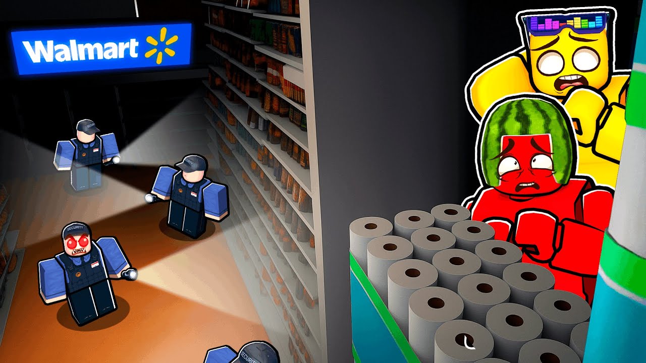 TRAPPED In a Mega Store Roblox
