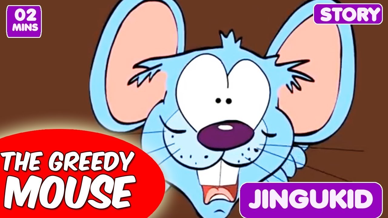 Aesops Fables Cartoon Video - The Greedy Mouse | Moral Story for Kids | Latest Animated Kids Cartoon