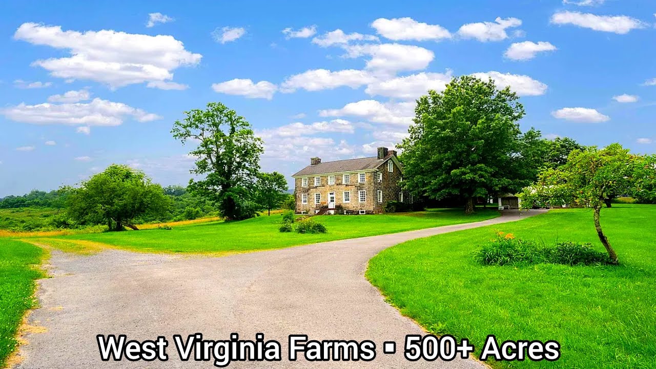 West Virginia Farmhouse For Sale | 500+Acres | West Virginia Land For Sale | Colonial Farmland