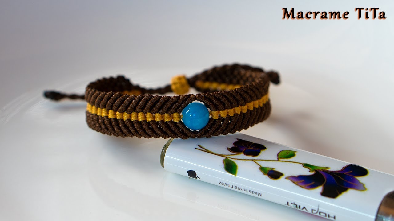 Macrame bracelet tutorial: Braided  Bracelet Tutorial | Simple | Easy | DIY Macrame bracelet