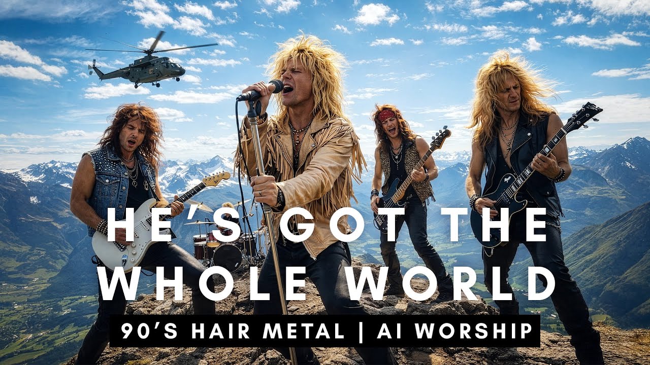 He’s Got The Whole World In His Hands - 90’s Hair Metal Version