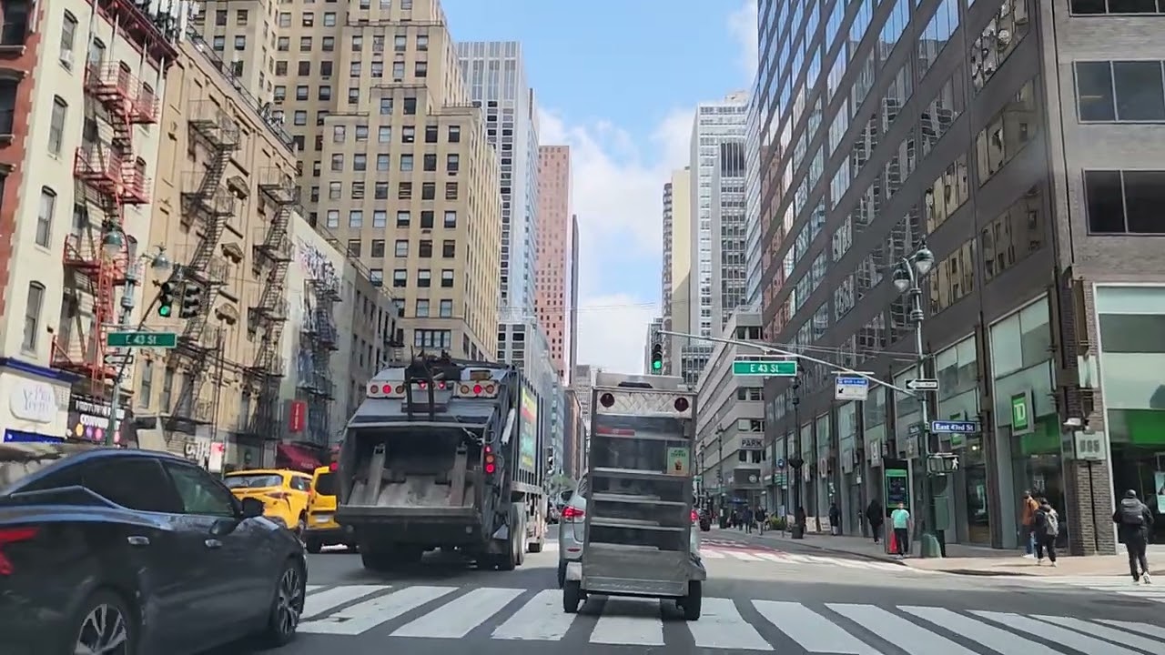 New York manhattan 3 avenue very beautiful scene America 🇺🇸