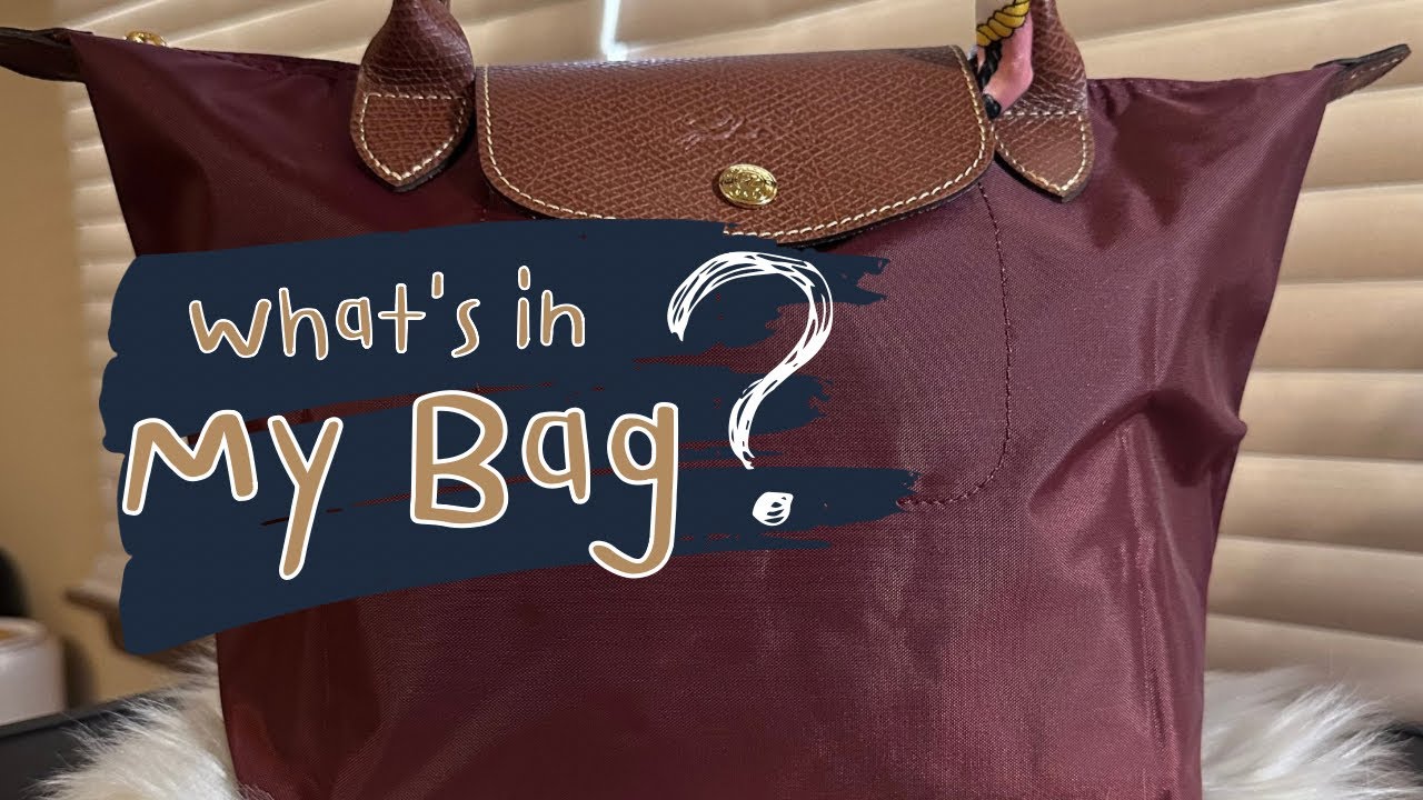 What’s in my bag l Longchamp Lepliage with organizer #longchamp #fall #fashion