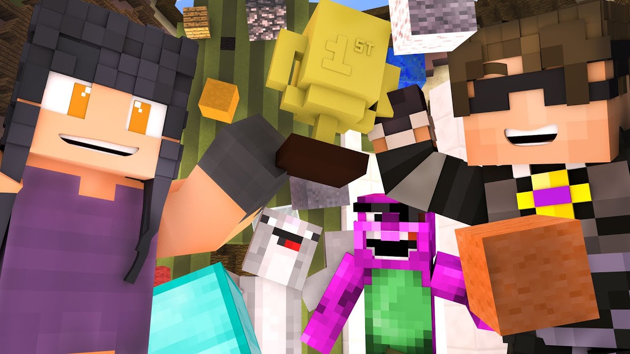 Minecraft BUILD BATTLE Mini-Game - JESS STOP WINNING! ~ SkyDoesMinecraft