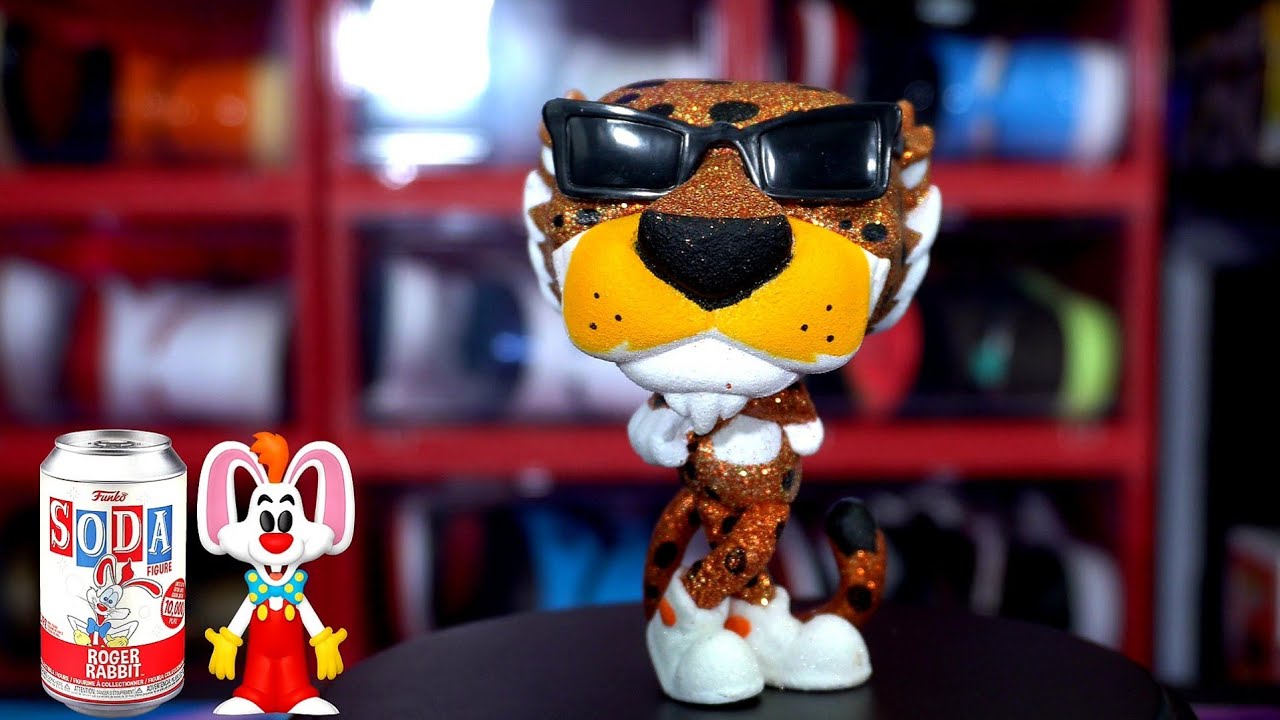 Funko Shop Exclusive Diamond Chester Cheetah + Roger Rabbit Funko Soda Opening!!!