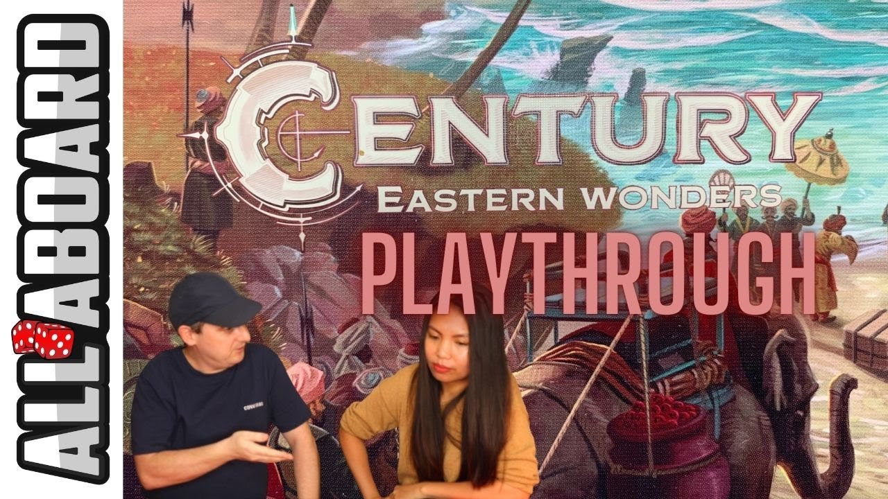 CENTURY: EASTERN WONDERS | 2 Player Playthrough | Spices and Outposts