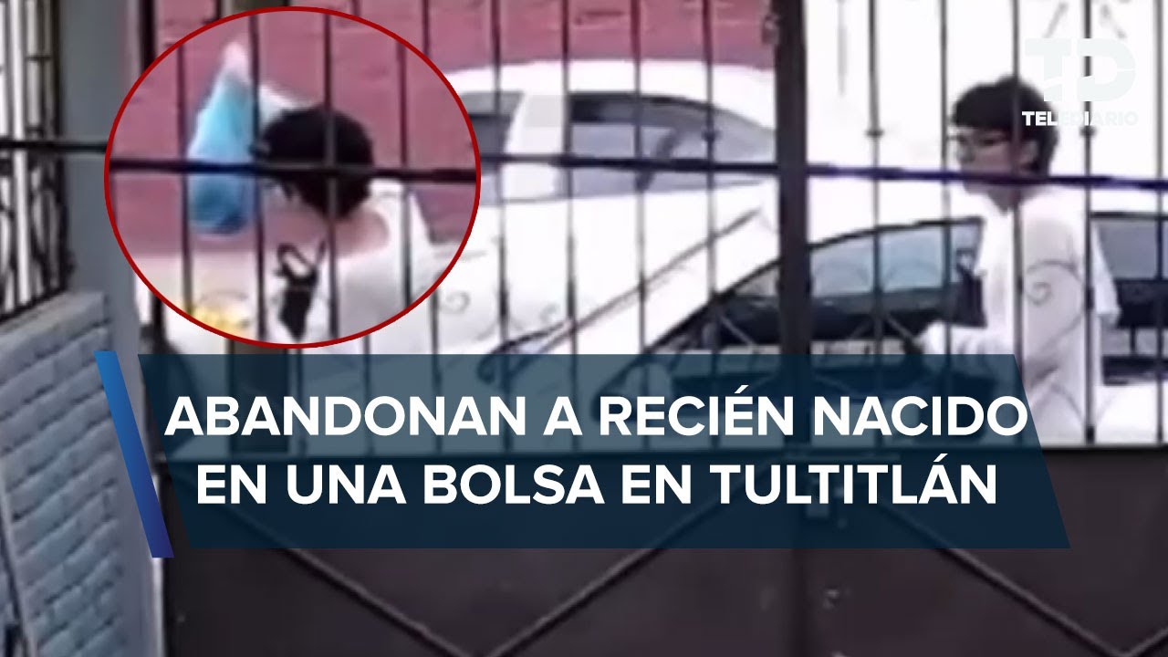 Hombre tira a su bebé en una bolsa de basura; se lo quitó a la mamá con engaños en Tultitlán