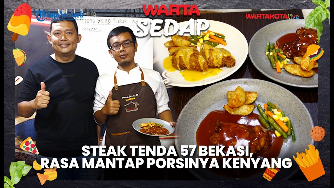 Steak Tenda 57 Harga Kaki Lima di Bekasi, Porsinya Kenyang dan Rasanya Mantap