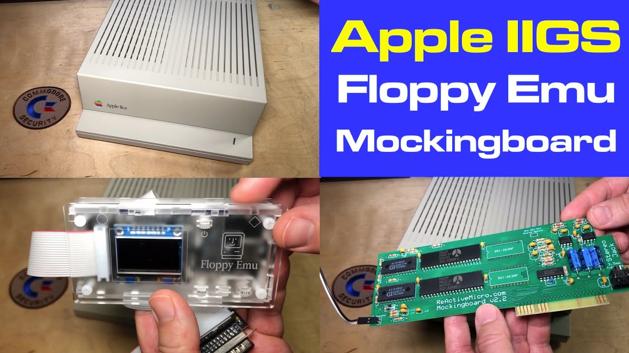 Apple IIGS: Setting Up My New Mockingboard, Floppy Emu