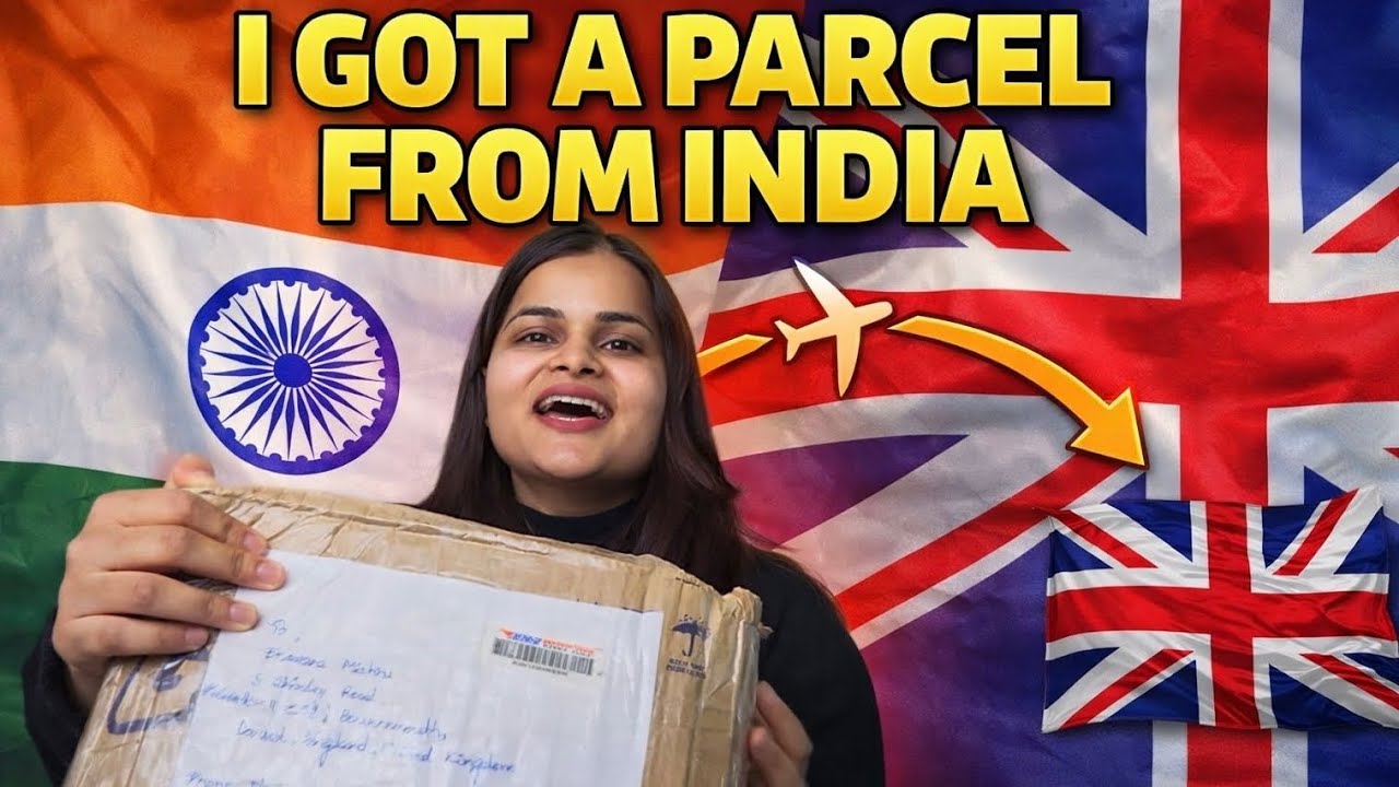When Home Arrives in a Box 🇮🇳📦 | India to UK Unboxing