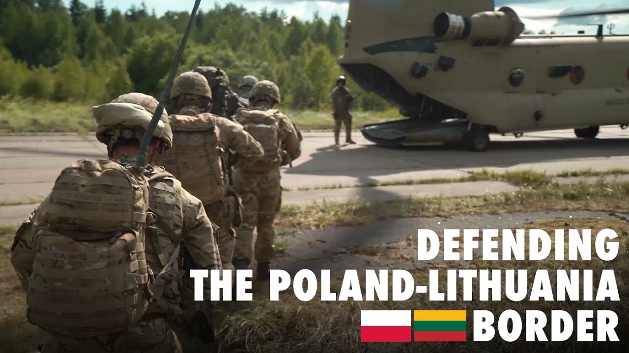 Defending the Poland-Lithuania border 🇱🇹🇵🇱