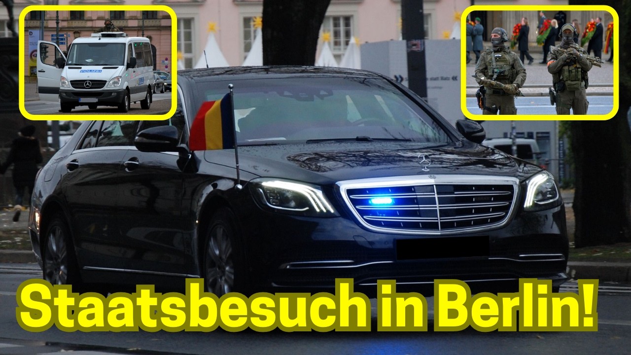 [SEK SCHARFSCHÜTZEN] Kolonnenfahrten zum Volkstrauertag in Berlin || Polizei Berlin / Brandenburg