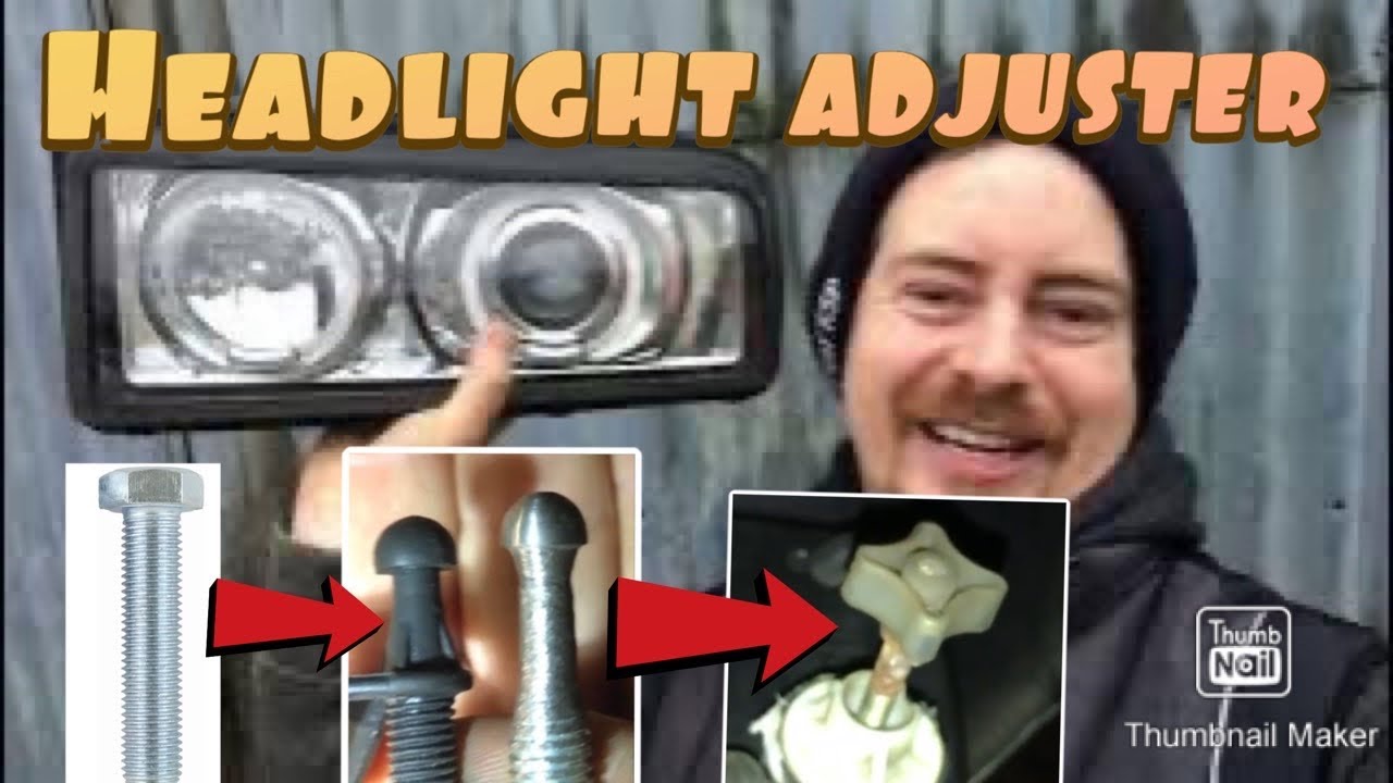 Vw Corrado - headlight adjuster pins [make]