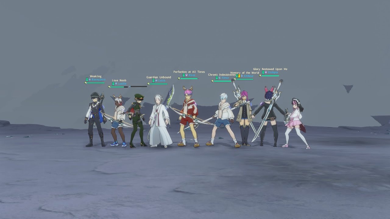 Dragon Shackles 12 raid party - endless - Blue Protocol : SR