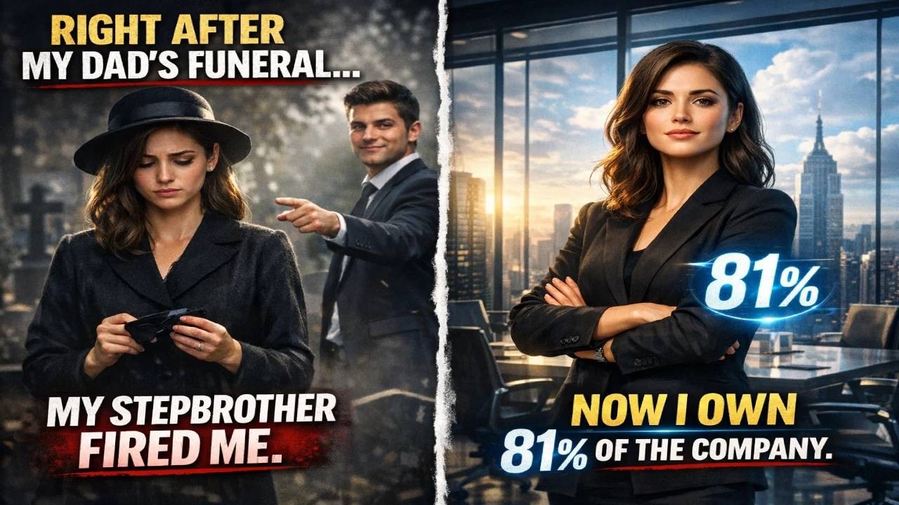 My Stepbrother Fired Me After My Dad’s Funeral — Now I Own 81% Of Their Company