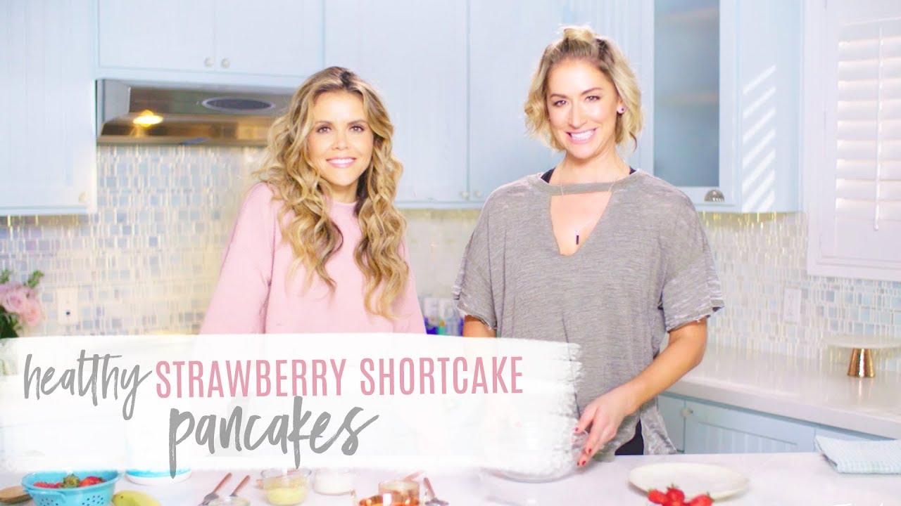 Healthy Strawberry Shortcake Pancake Recipe ~ Love Your Body Series!