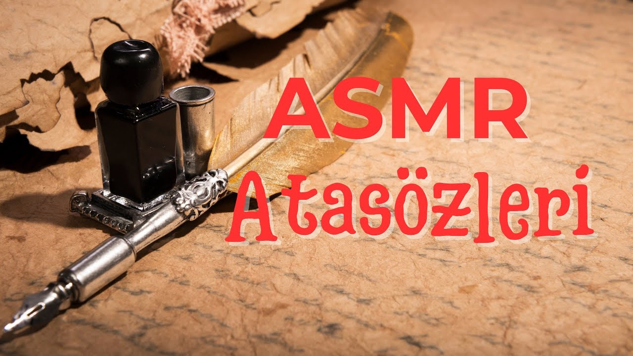 ASMR Kitap Okuma | Atasözleri ve anlamları | Türkçe ASMR | Fısıltılı Atasözü okuma