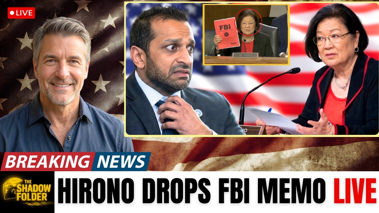 Mazie Hirono Drops Internal FBI Memo LIVE — Patel's I Don't Know LIE Destroyed In 68 Seconds