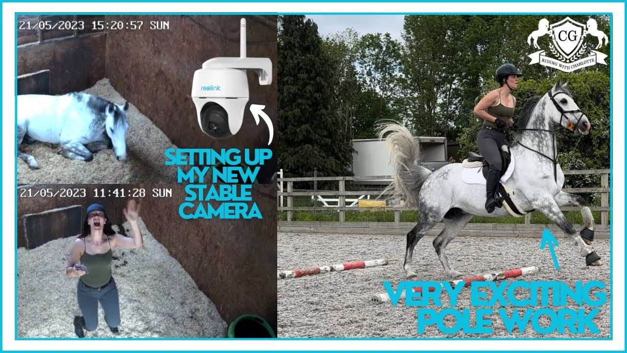 INSTALLING STABLE CAMERA + ARENA HIRE | AD | Riding with Charlotte