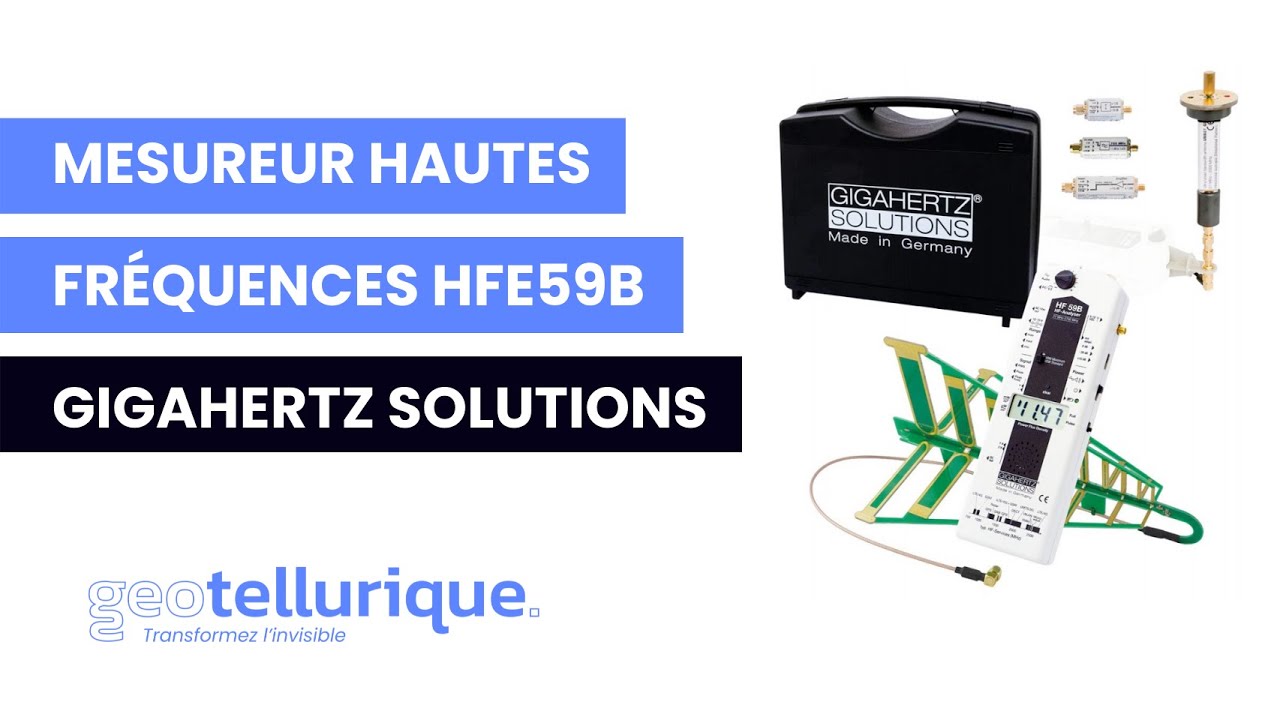 👉 Mesureur hautes fréquences HFE59B, Gigahertz Solutions 📡  📶