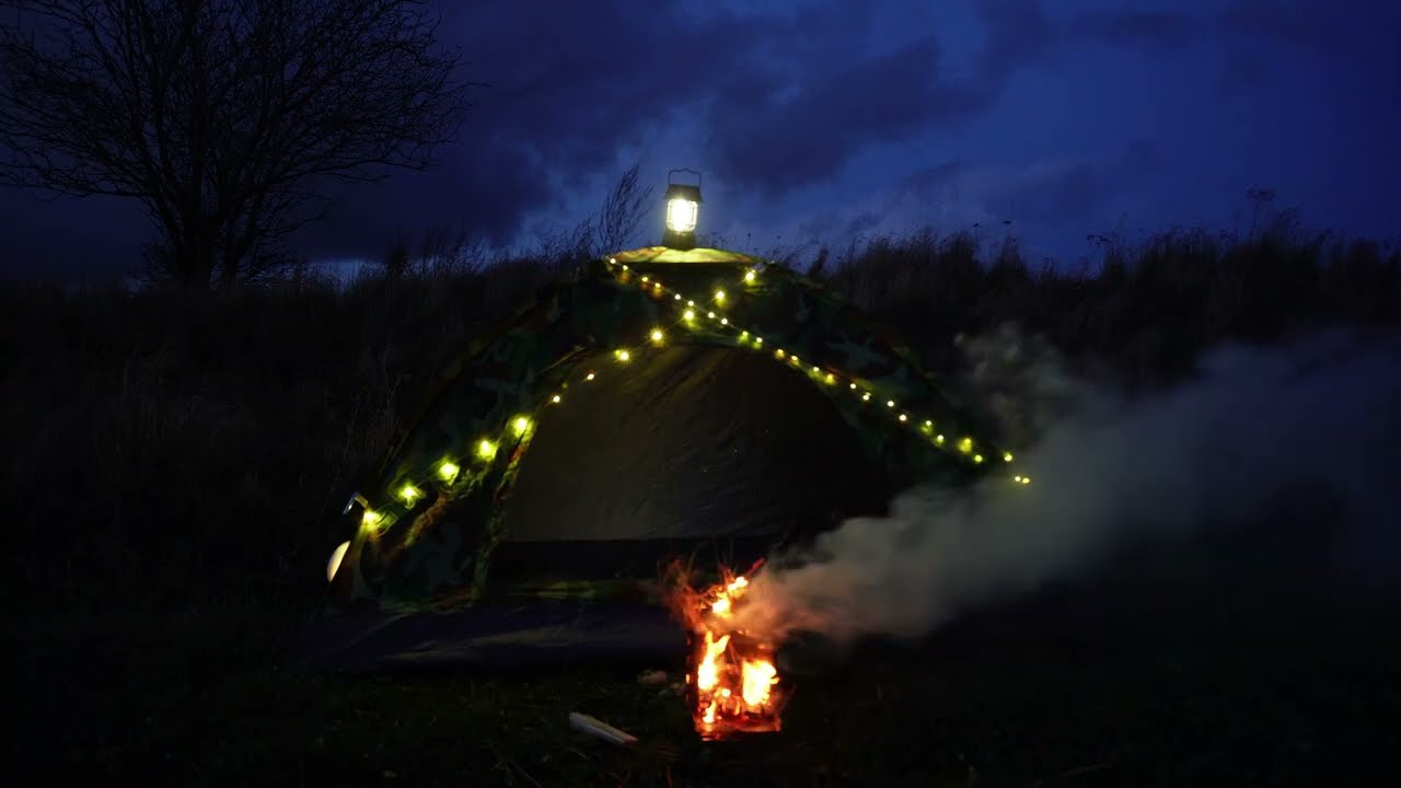 🇩🇰Camping in a old village 
