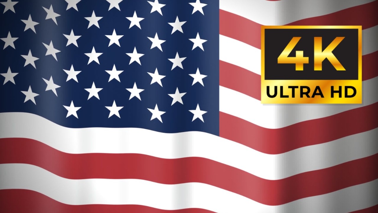 USA Flag 4K Ultra HD | 5 Hour Screensaver