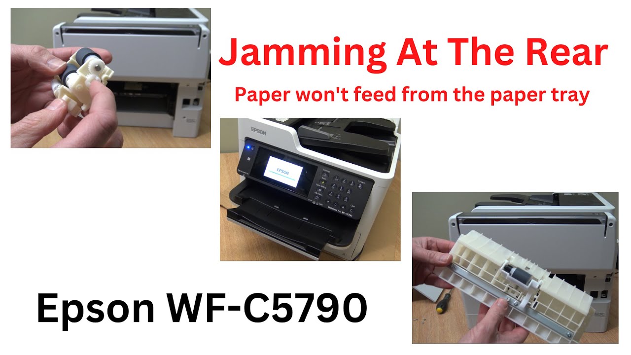 Epson WF C5790 Jamming Problem Fix & Paper Roller Tyres Fitted