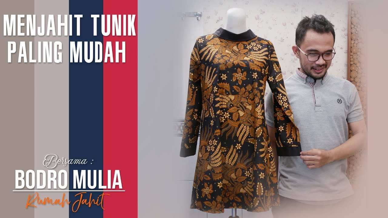 MENJAHIT TUNIK PALING MUDAH