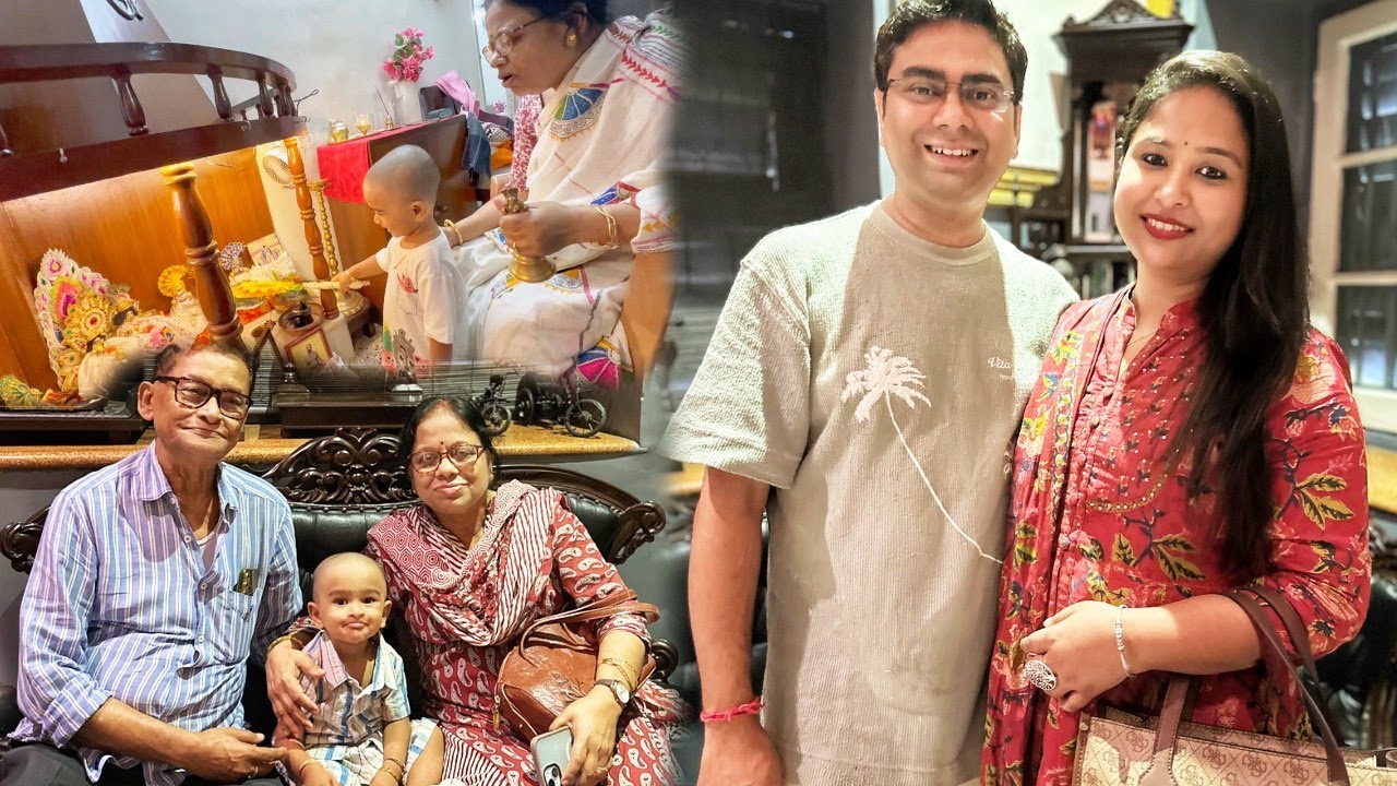 প্রথমবার জামাই ষষ্ঠী Celebration ❤️ Jamai Shasti Bhuribhoj 💕 মায়ের Durga Puja Shopping 🛍️