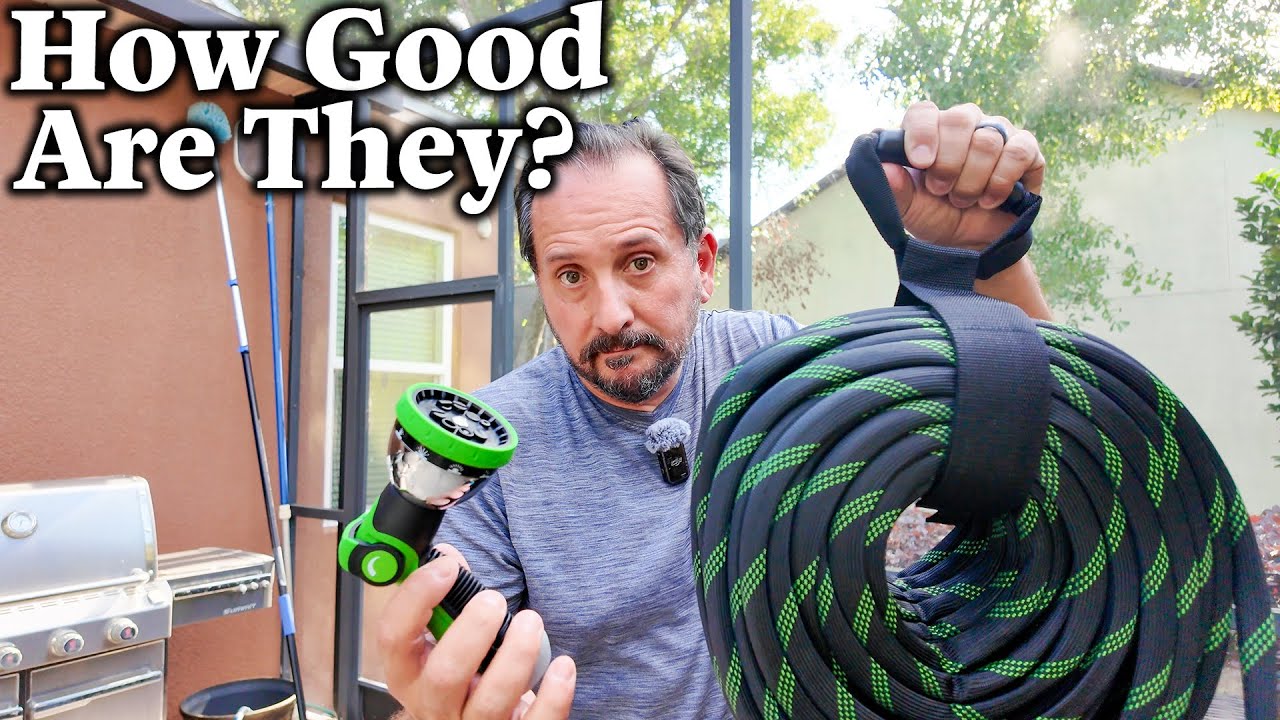 🤩 NO KINKS! FlexiSolve 100ft Lightweight Garden Hose