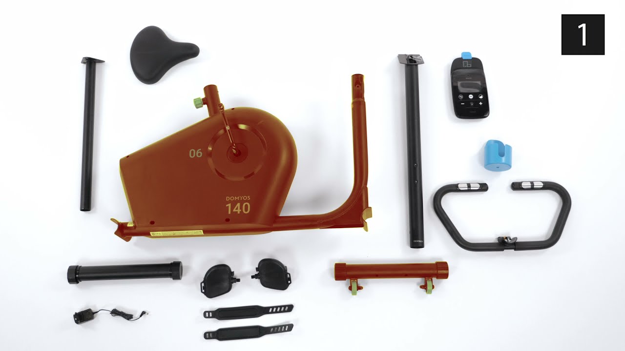 How to Assemble Exercise Bike Essential EB 140 | Decathlon Singapore