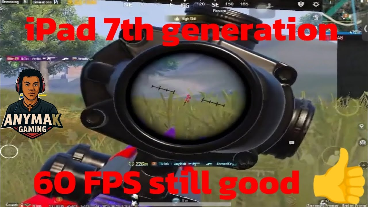 iPad 7th gen in 2025 with PUBG smooth+60fps game play iPad gen 6th-10th,pro 2018-M4/mini 5-7/air 3-5