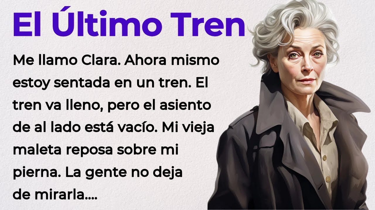 THE LAST TRAIN  | Learn SPANISH with this SIMPLE STORY  |  Level 3 ⭐