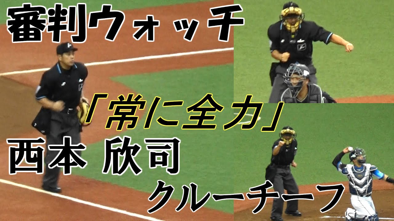 【審判ウォッチ(球審編)】西本 欣司クルーチーフの機敏な動きを観察【2019.6.30 埼玉西武ライオンズvsオリックス・バファローズ】
