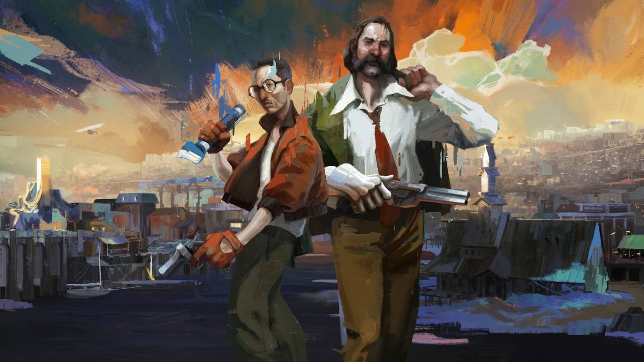 Чиллим с Кимом по Ревашолю в Disco Elysium