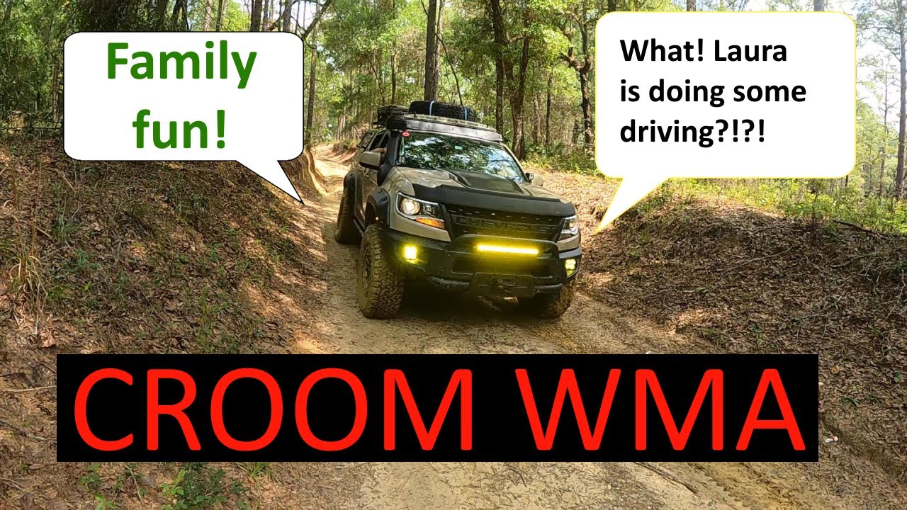 Croom WMA - Trail 7, 2, and 4 - Fun with the Chevy ZR2 AEV Bison