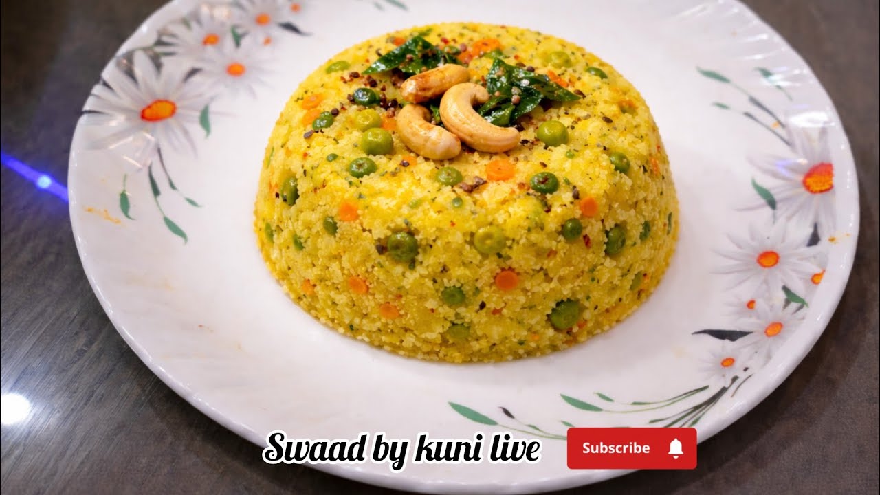 Perfect Rava Upma Recipe | Hotel Style Soft & Tasty Upma | Breakfast Special | Live Cooking