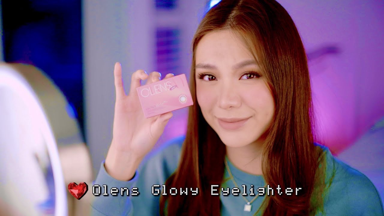Olens Glowy Eyelighter TRY ON (Glowy Brown, Black + Ash grey)