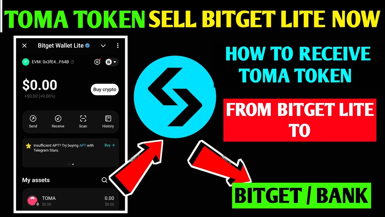 How To Sell $TOMA On Bitget Wallet Lite | How To Exchange Tomarket Token In Bitget, Gate io, Binance