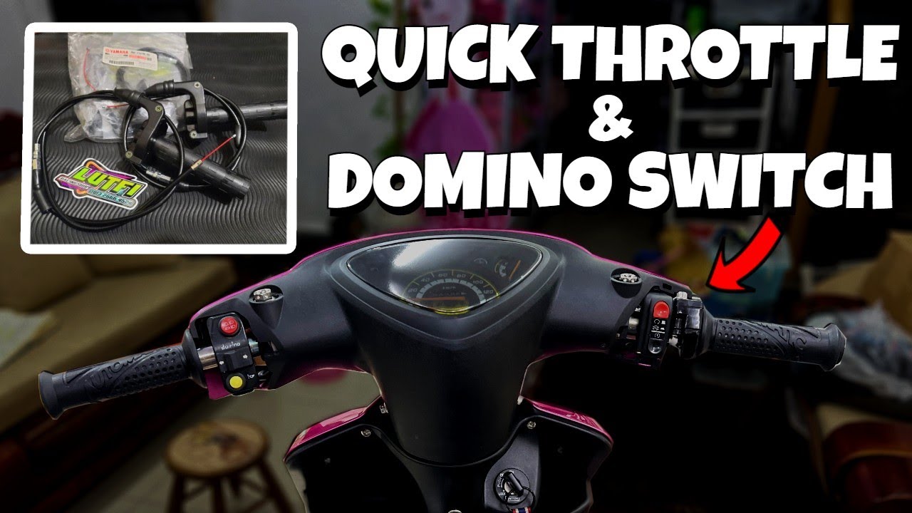 YAMAHA QUICK THROTTLE & DOMINO SLIM SWITCH | MIO SOULTY