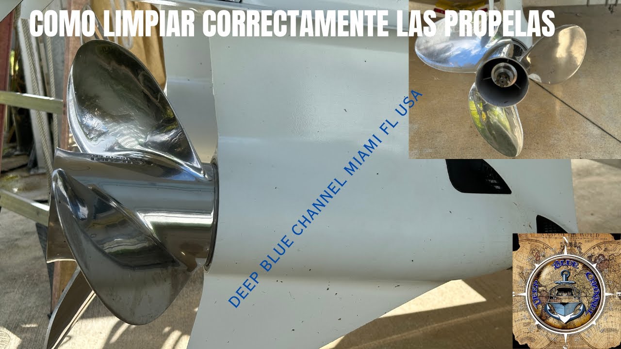 COMO LIMPIAR LAS PROPELAS DE LOS MOTORES