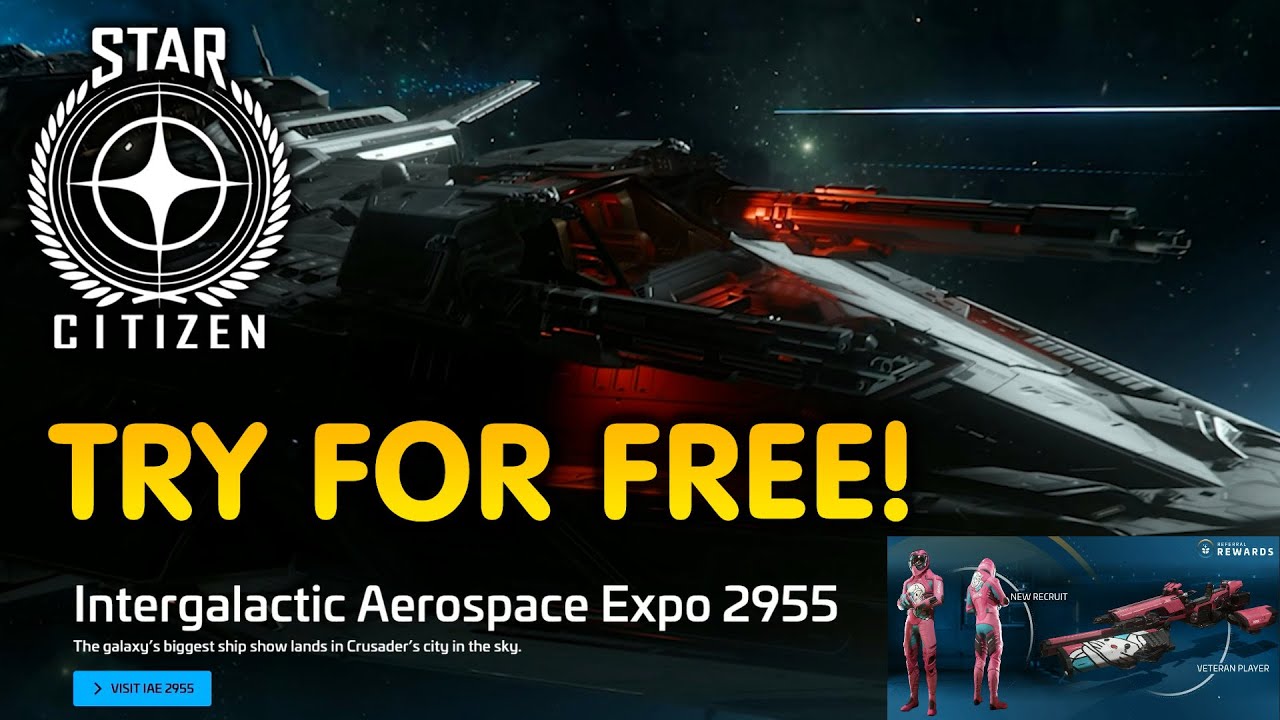 СОБЫТИЕ &laquo;БЕСПЛАТНЫЕ ПОЛЕТЫ&raquo; Star Citizen IAE 2025 &mdash; играйте БЕСПЛАТНО и получайте реферальные наг...