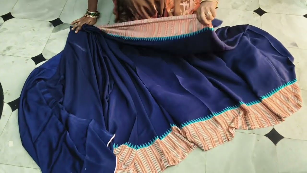 రెడీమేట్ సారీ ఎలా కుట్టుకోవాలి నా వీడియో లో how to stich readyment saree👏 