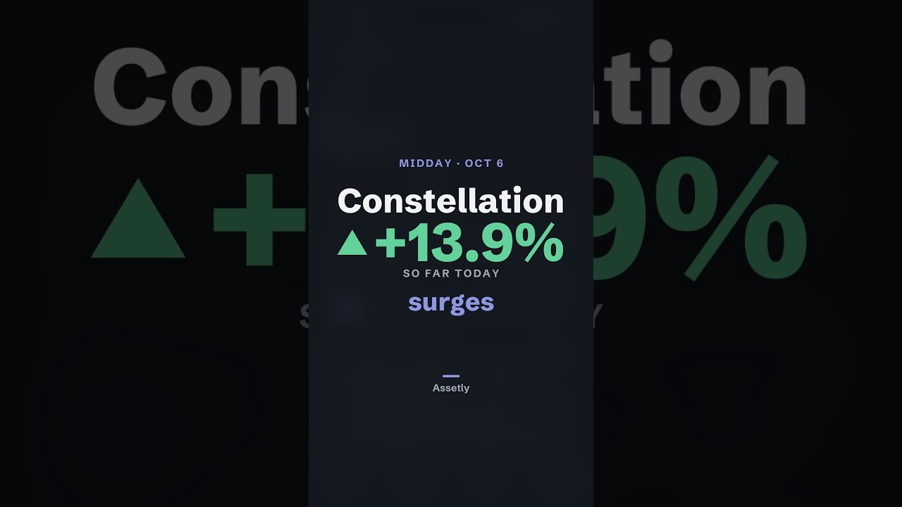Constellation jumps 13.6% on Google nuclear deal
