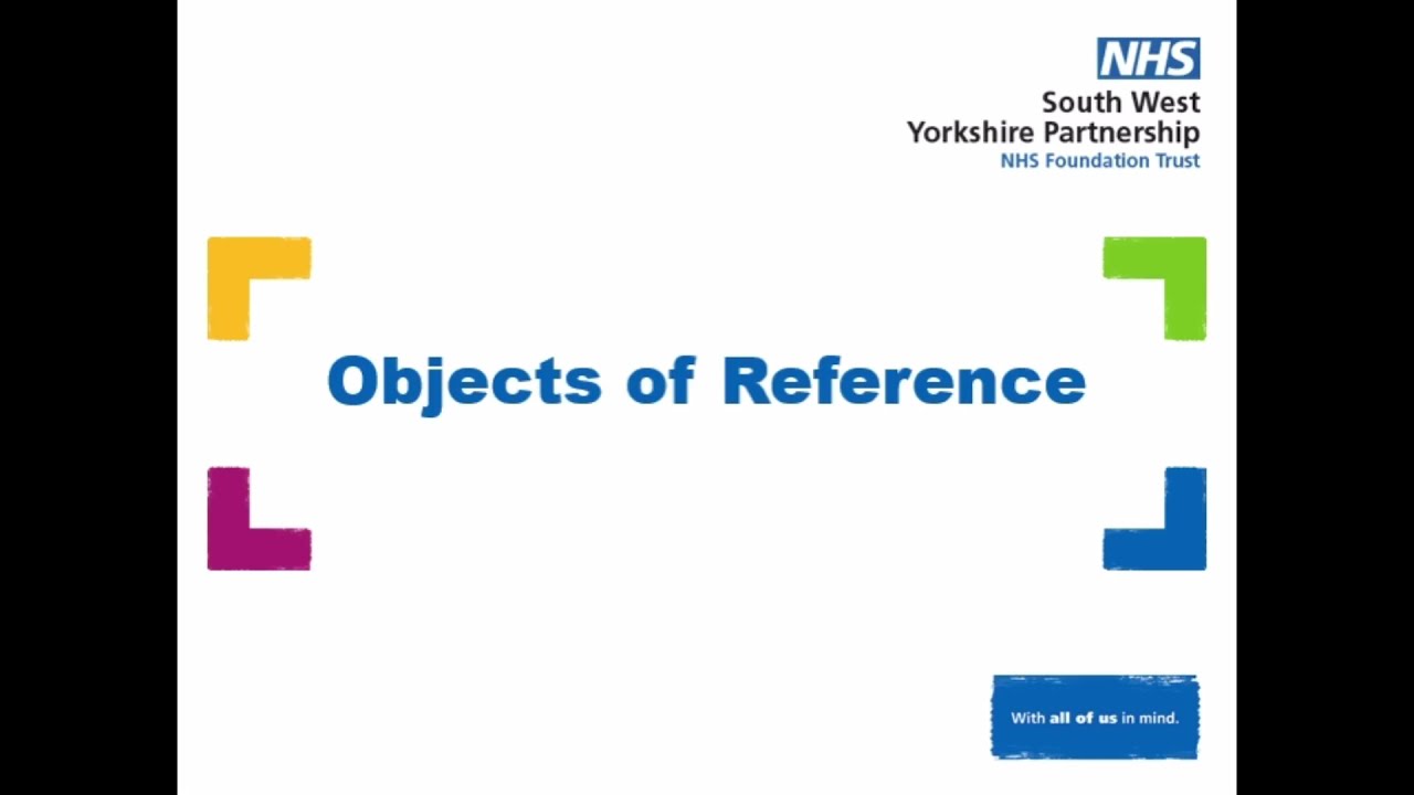Objects of Reference