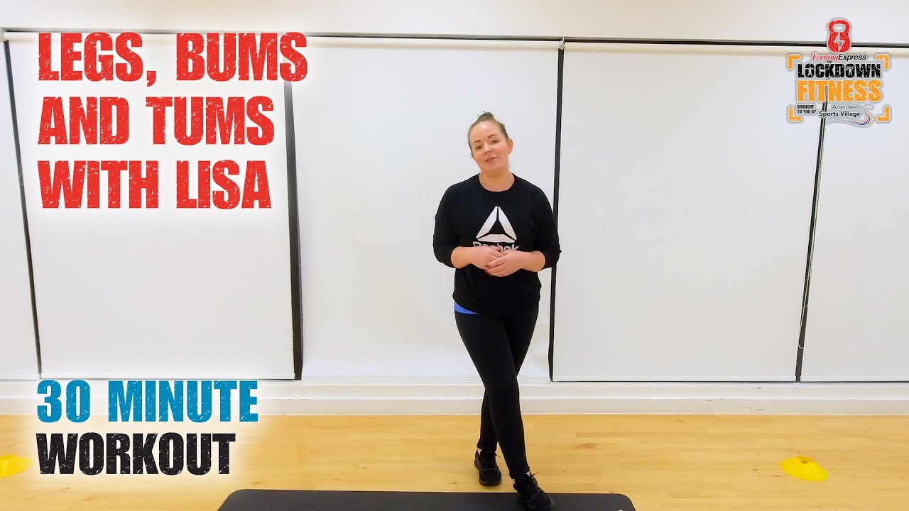 Evening Express Lockdown Fitness - Legs, Bums & Tums with Lisa