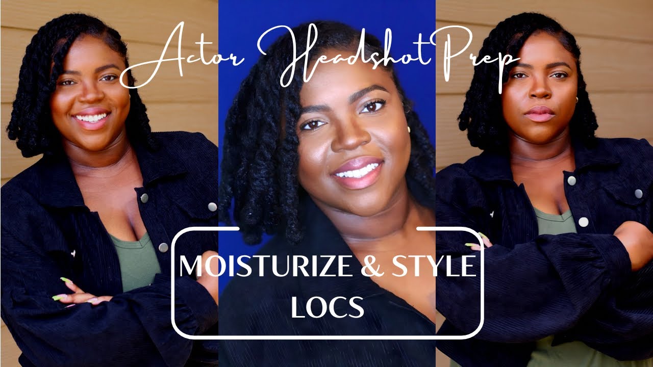 Loc Moisturize & 2 Strand Bob Style |Actor Headshots Prep | Vashti Denise 